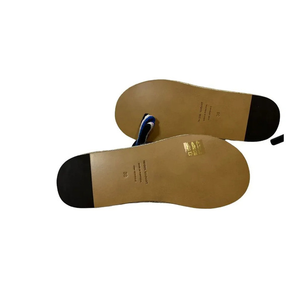 Isabel Marant Woven Wrap Strap Espadrille Sandals size 8 - Picture 10 of 11